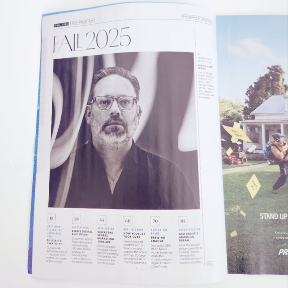 🍭7/$15 Fast Company Magazine Fall 2025 The Starbucks Experiment - Picture 2 of 4